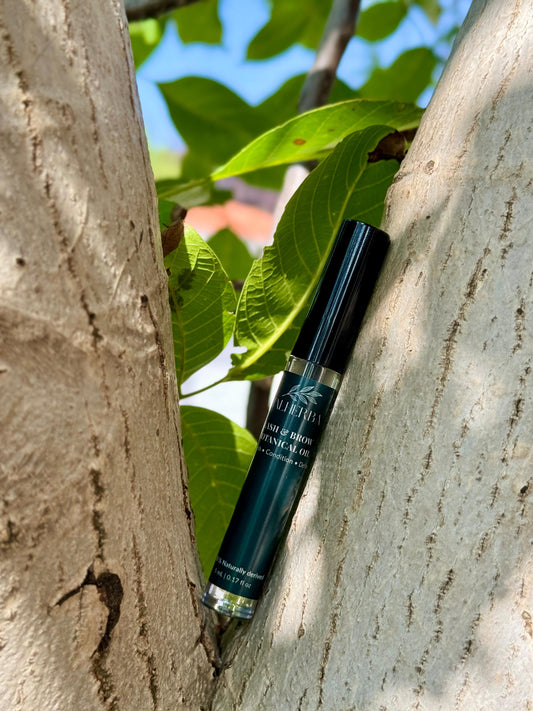 زيت نباتي للرموش والحواجب